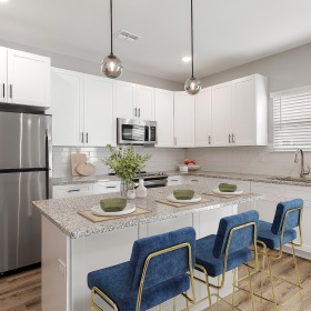 Where comfort and convenience meet Well-lit kitchen with ample counter space